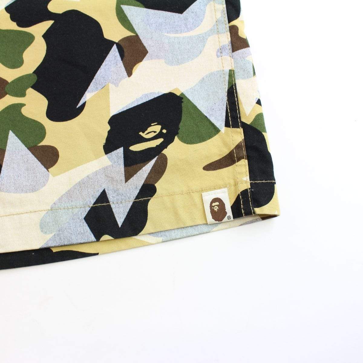 bape bapesta 1st yellow camo shorts - SaruGeneral