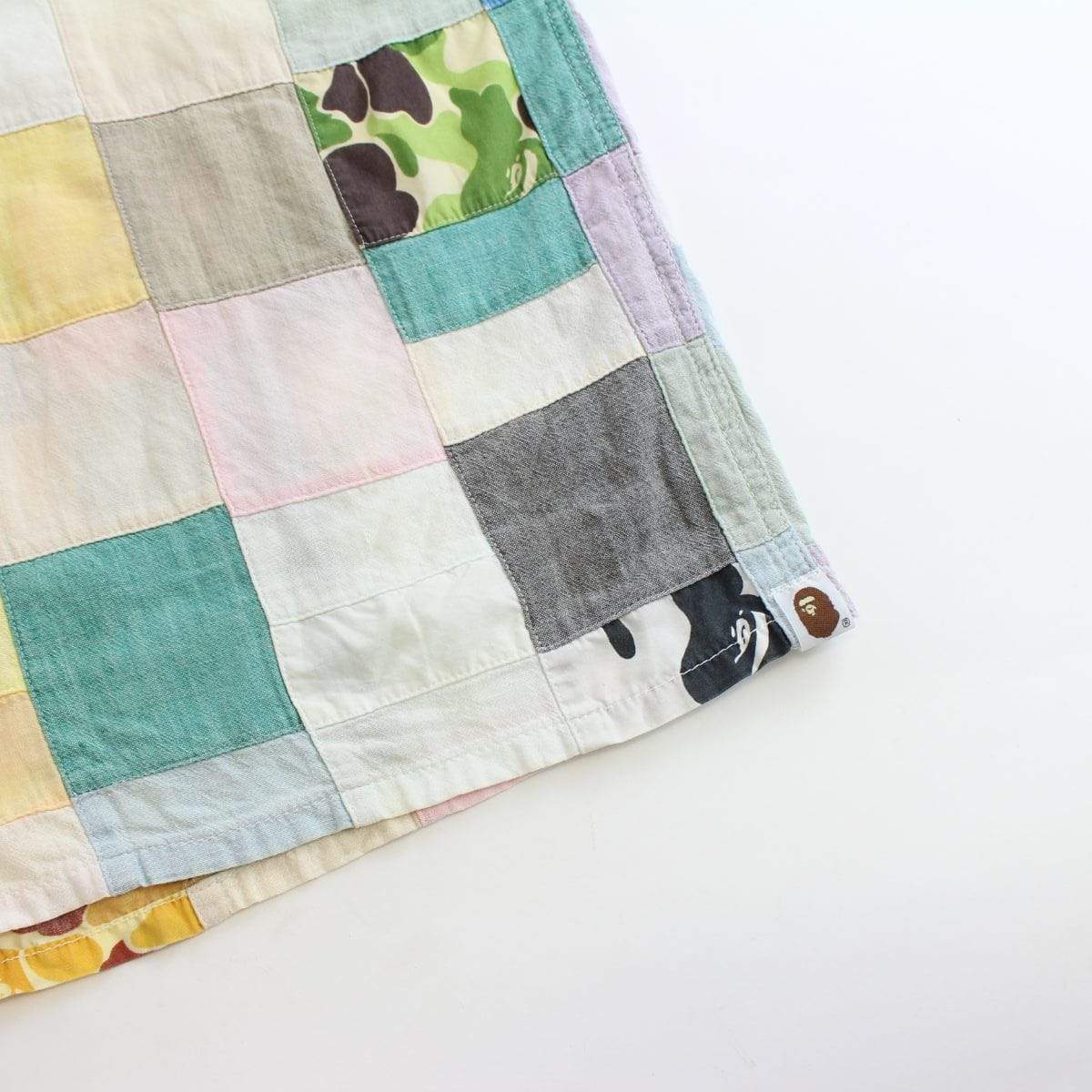 Bape patchwork multi camo shorts - SaruGeneral