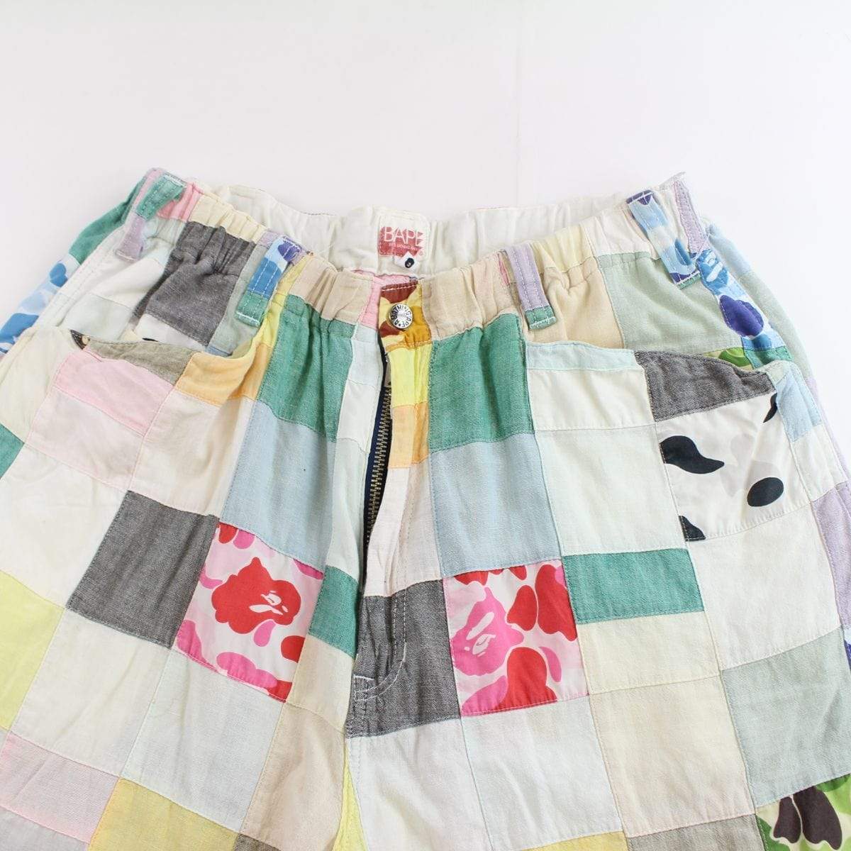 Bape patchwork multi camo shorts - SaruGeneral