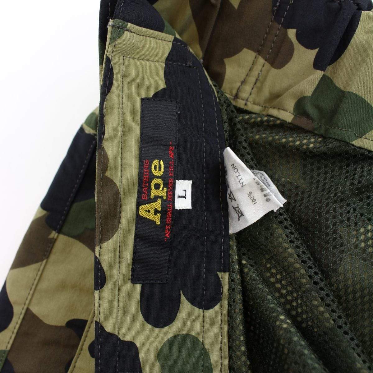 bape 1st green camo tactical pants - SaruGeneral