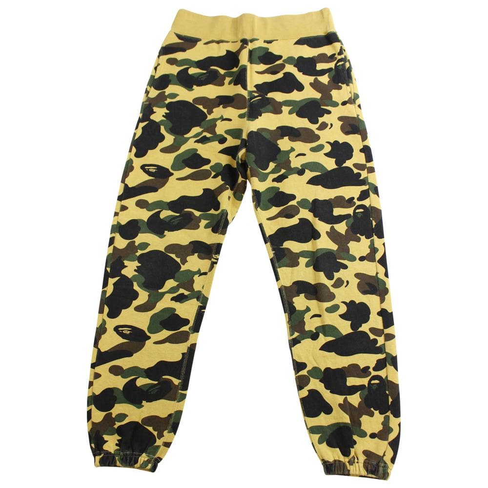 bape 1st yellow camo sweatpants - SaruGeneral