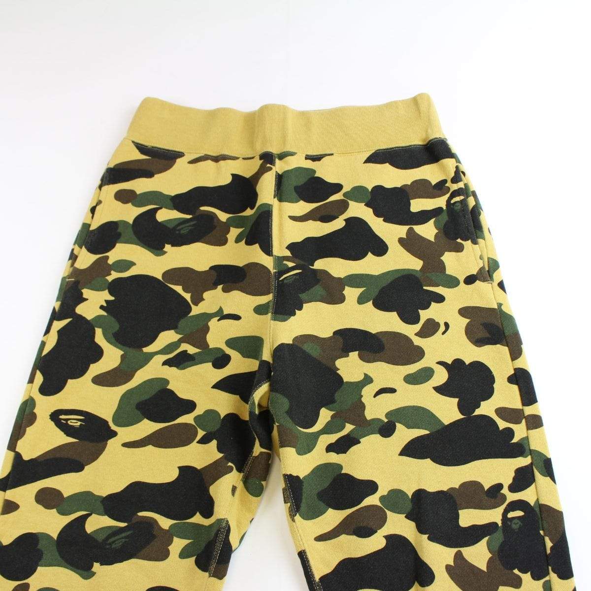 bape 1st yellow camo sweatpants - SaruGeneral