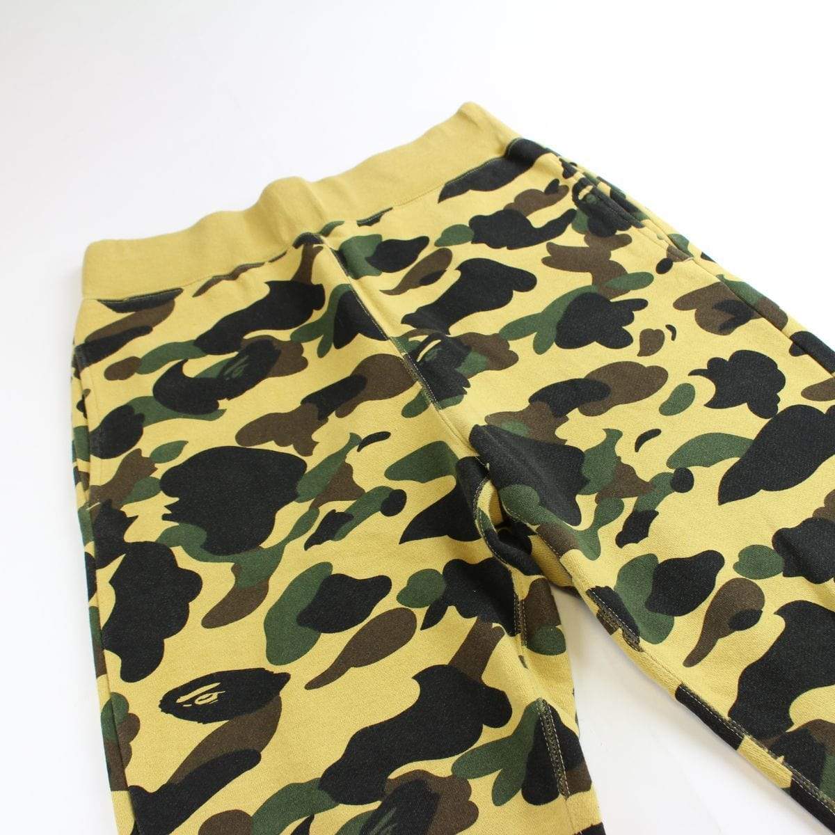 bape 1st yellow camo sweatpants - SaruGeneral