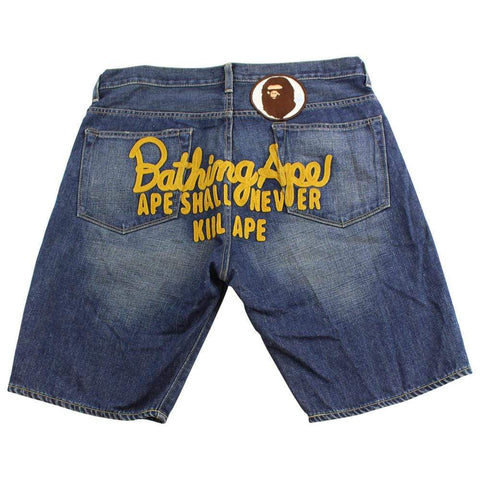 short en jean Bape Asnka
