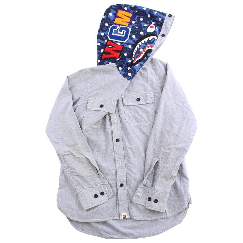 bape polka shark shirt - SaruGeneral