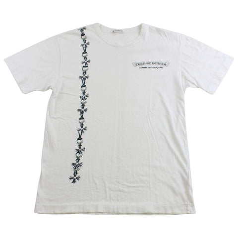 T-shirt blanc Chrome Hearts x Comme des Garçons
