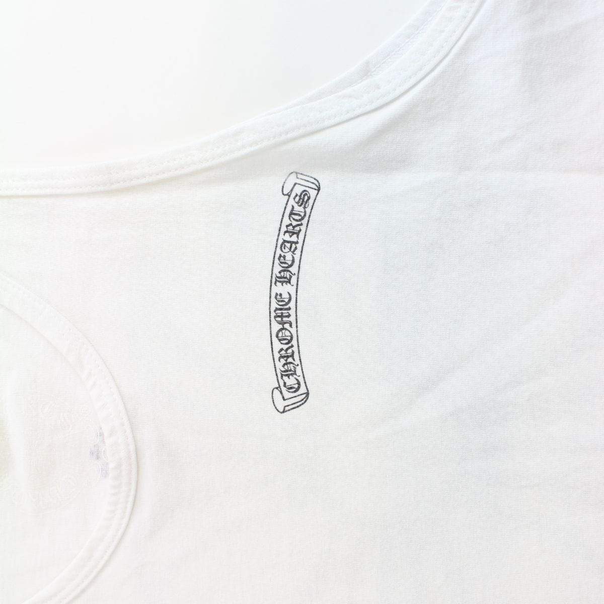 chrome hearts vest white - SaruGeneral