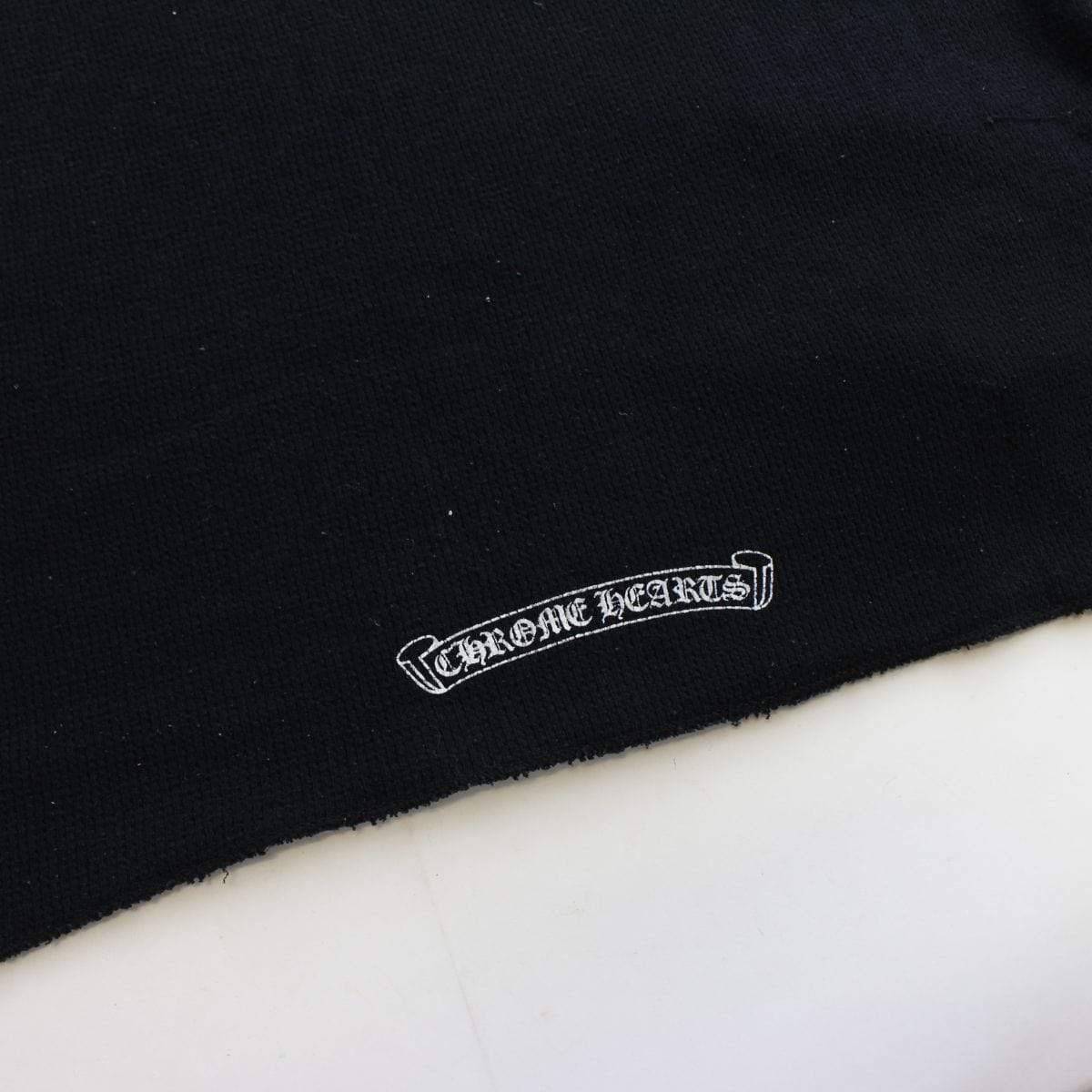 chrome hearts side logo waffle ls black - SaruGeneral
