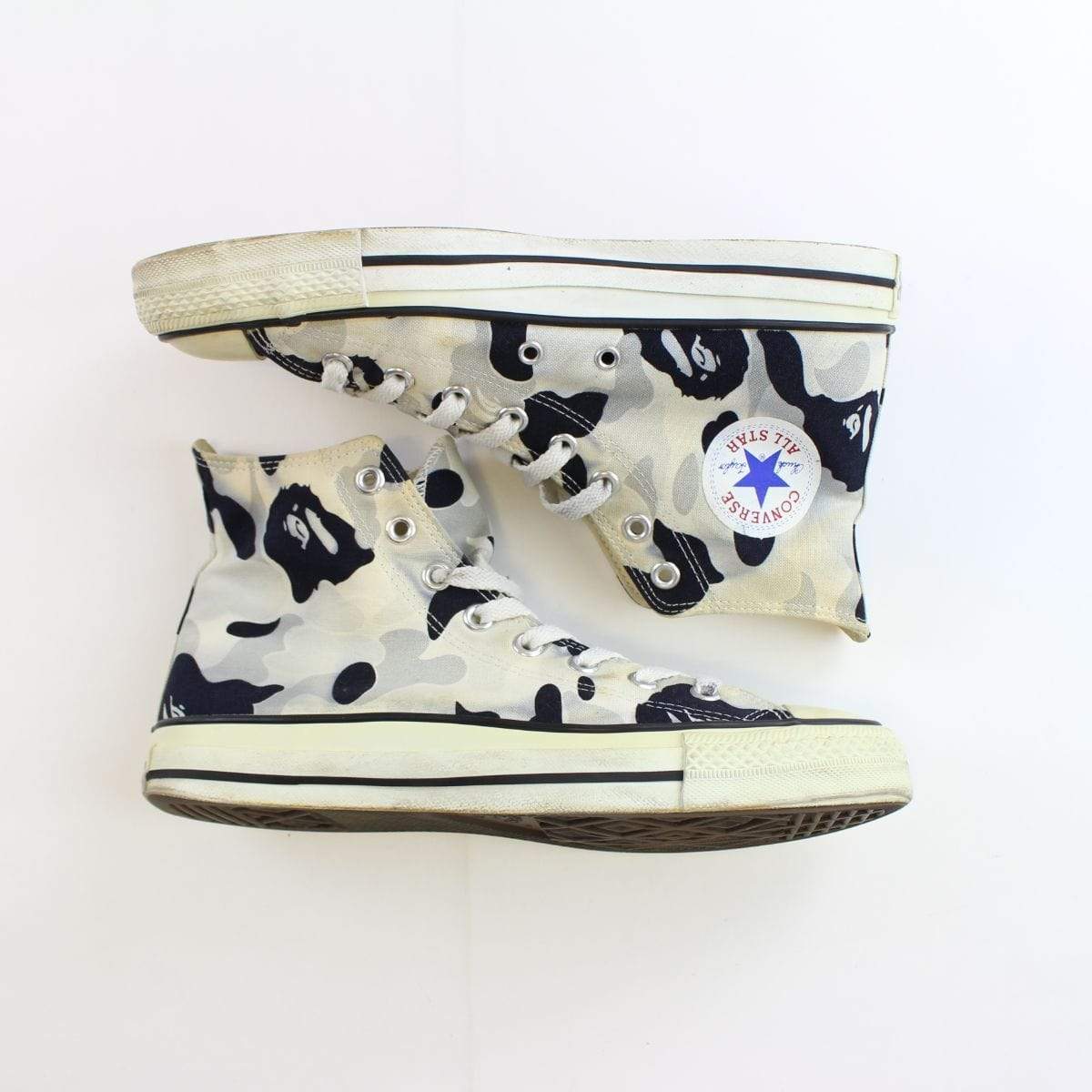 bape x converse abc grey camo high - SaruGeneral