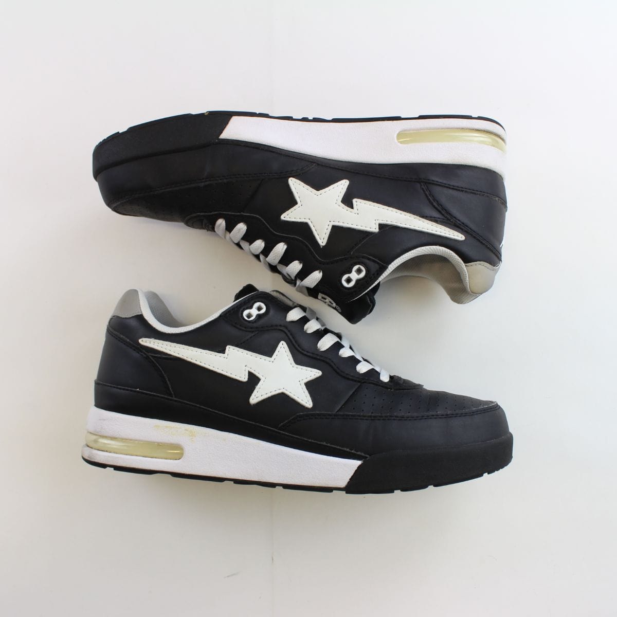 bape roadsta black white - SaruGeneral