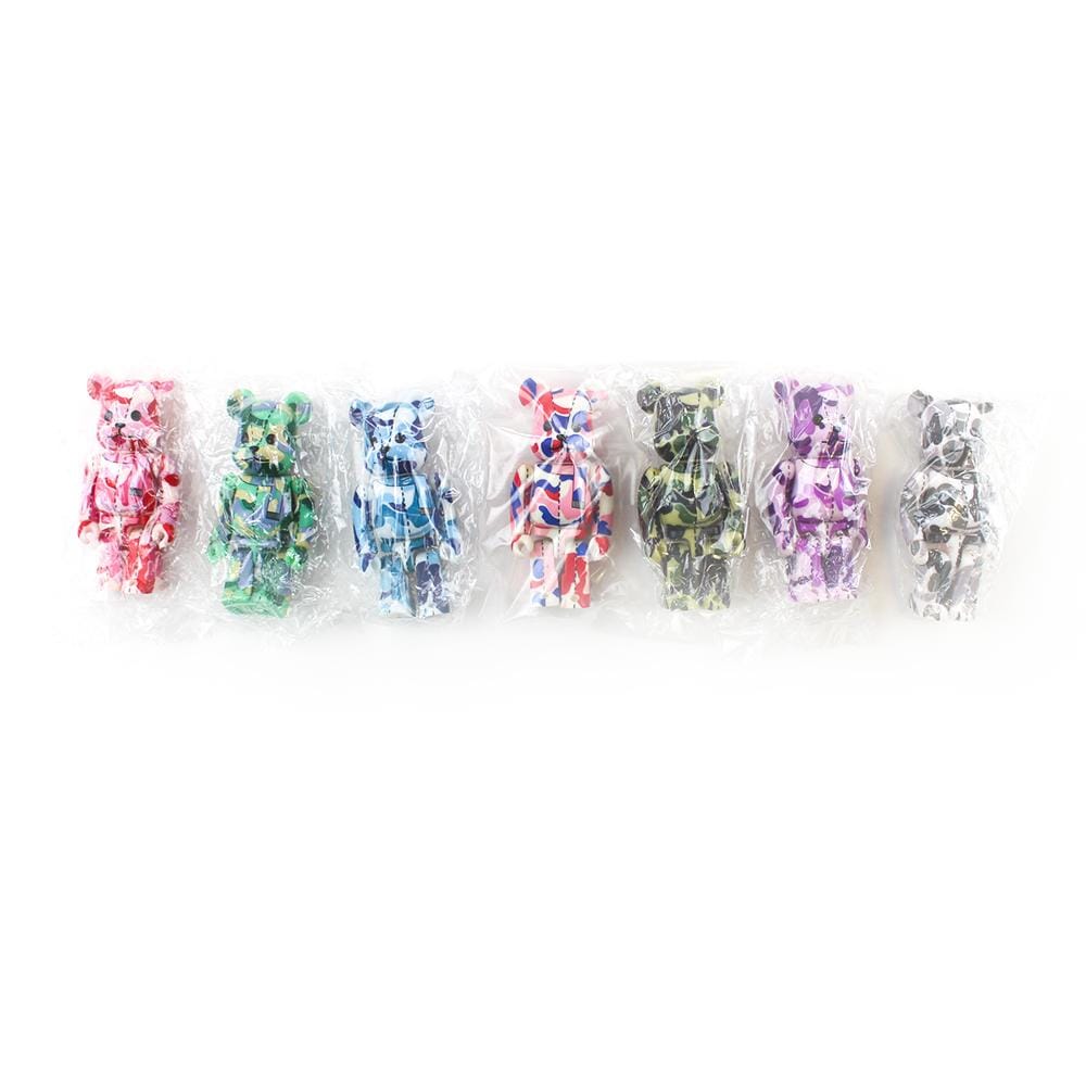 Bape ABC Camo Bearbricks 100% - SaruGeneral