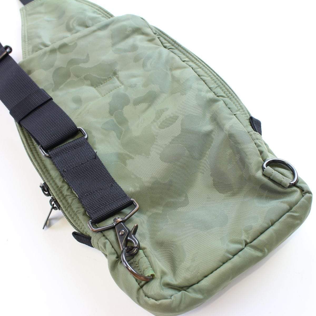 bape x porter green hidden camo hip bag - SaruGeneral