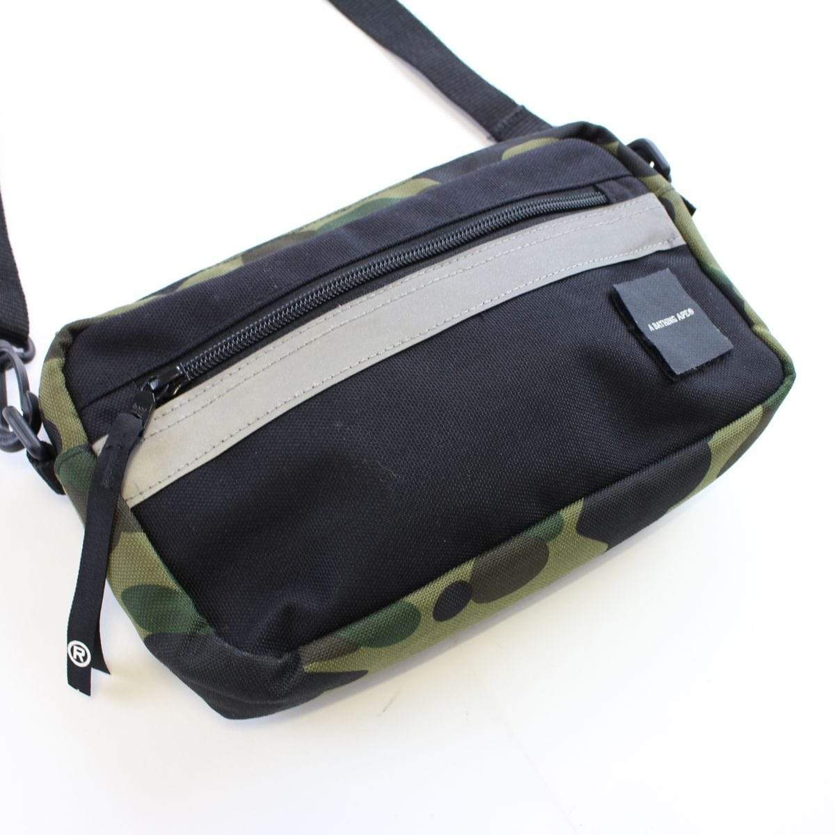 bape 3m 1st green camo hip bag - SaruGeneral
