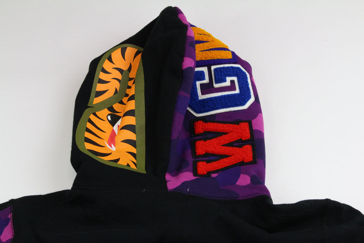 Bape Purple Camo Half Shark Black - SaruGeneral