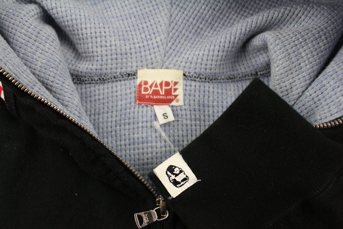 Bape PONR Shark Hoodie Black - SaruGeneral