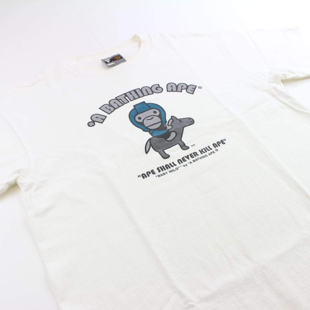 bape milo horse tee white - SaruGeneral