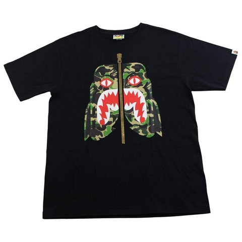 T-shirt Bape ABC camouflage vert tigre noir