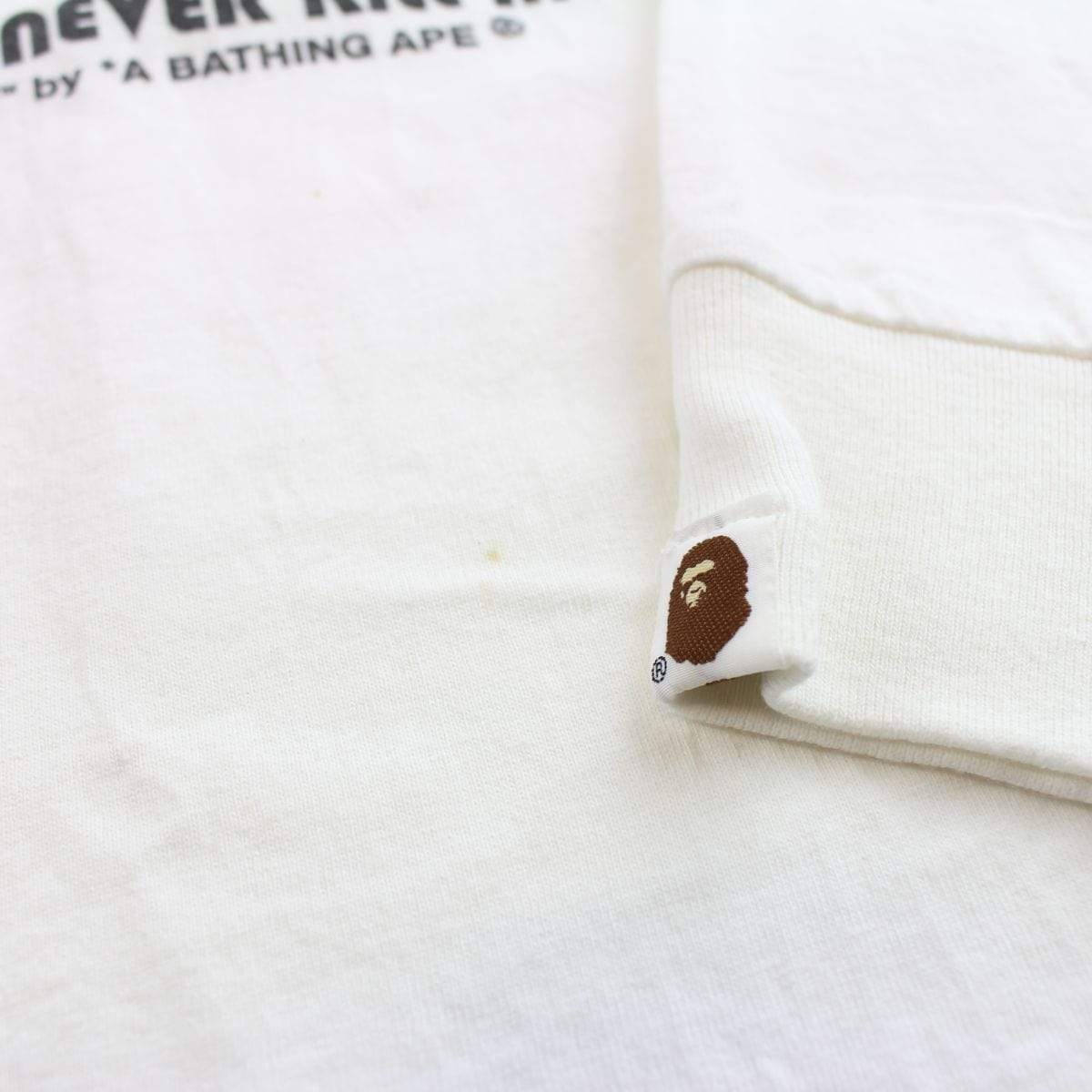 bape green red milo elf ls white - SaruGeneral