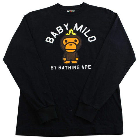 Bape Baby Milo Banana LS Noir