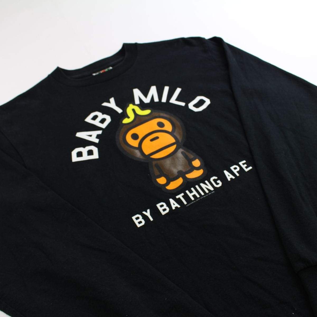Bape Baby milo banana ls black - SaruGeneral