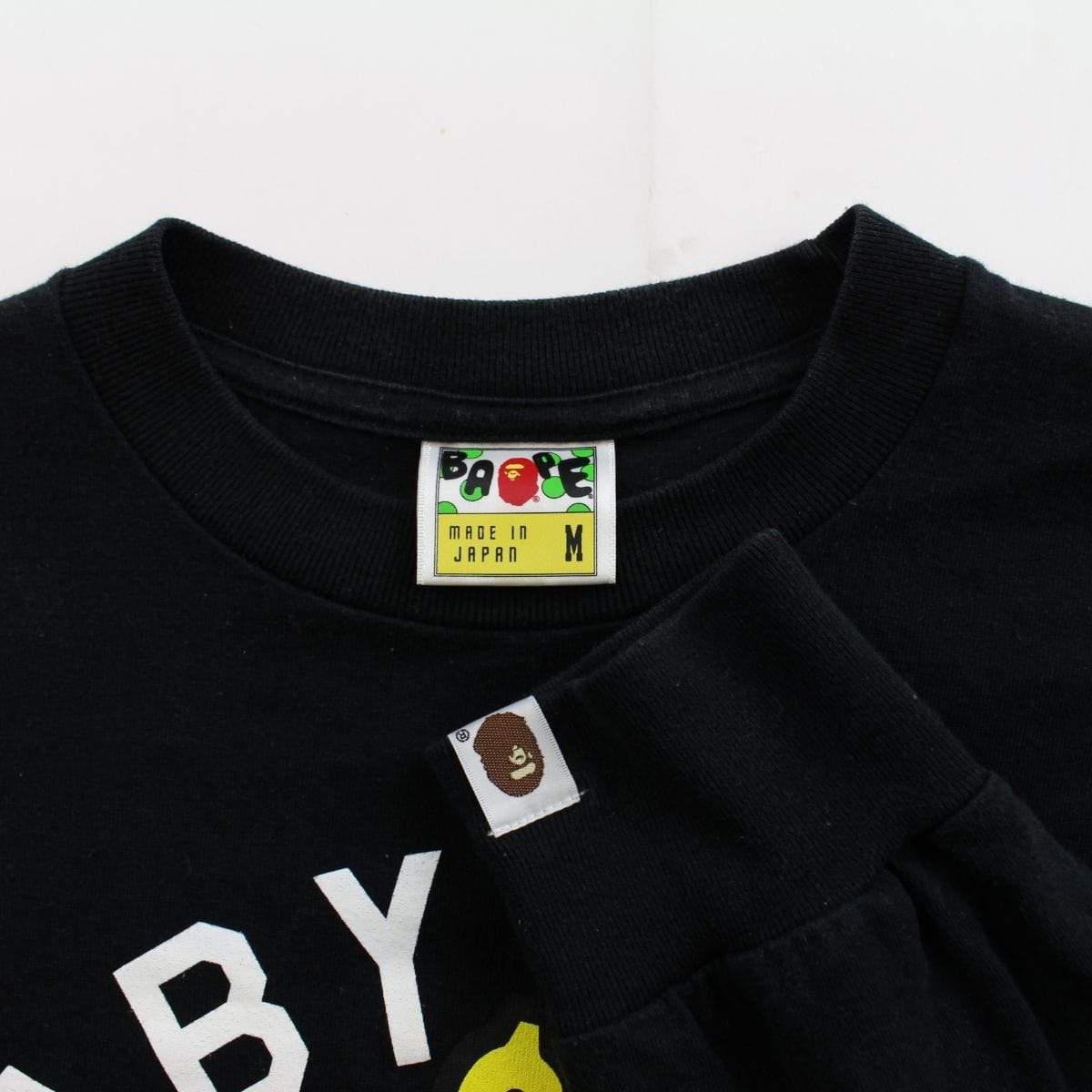 Bape Baby milo banana ls black - SaruGeneral