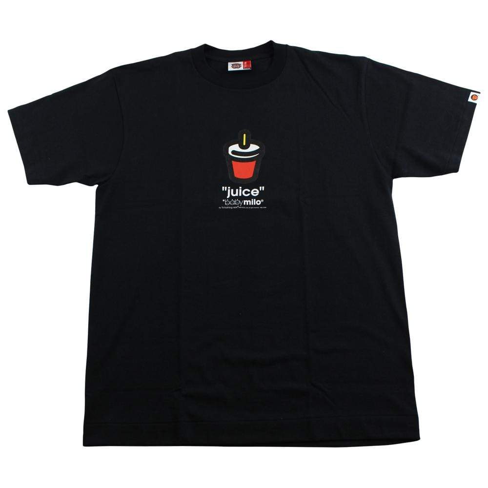 Bape baby milo juice logo tee black - SaruGeneral