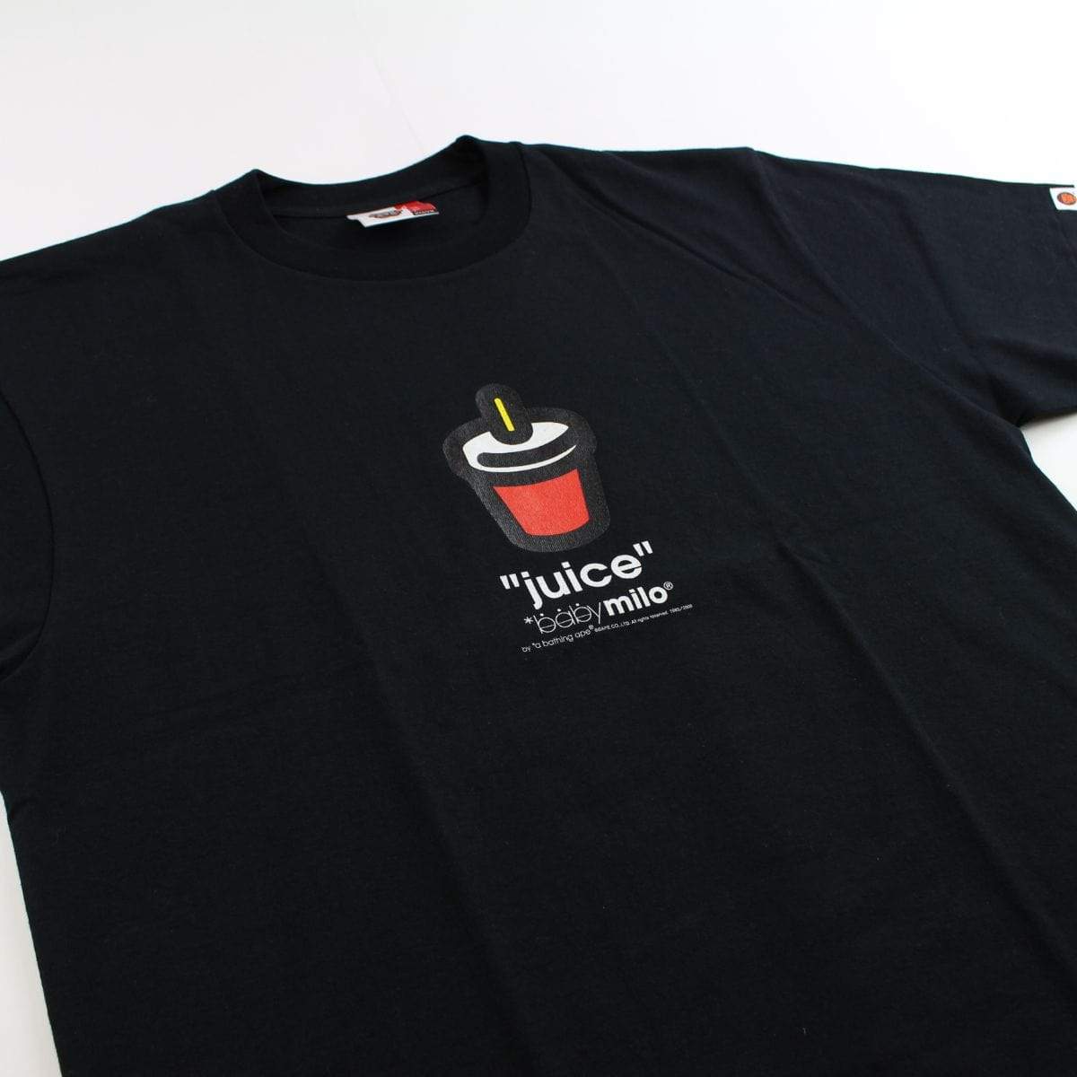 Bape baby milo juice logo tee black - SaruGeneral