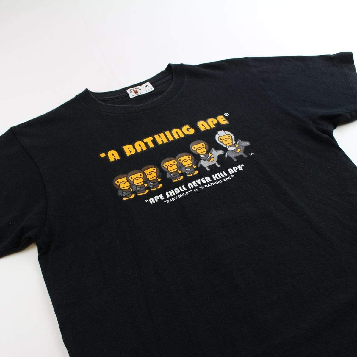 Baby Milo Horses & Generals Tee Black - SaruGeneral