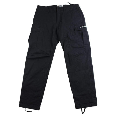 pantalon cargo noir Bape