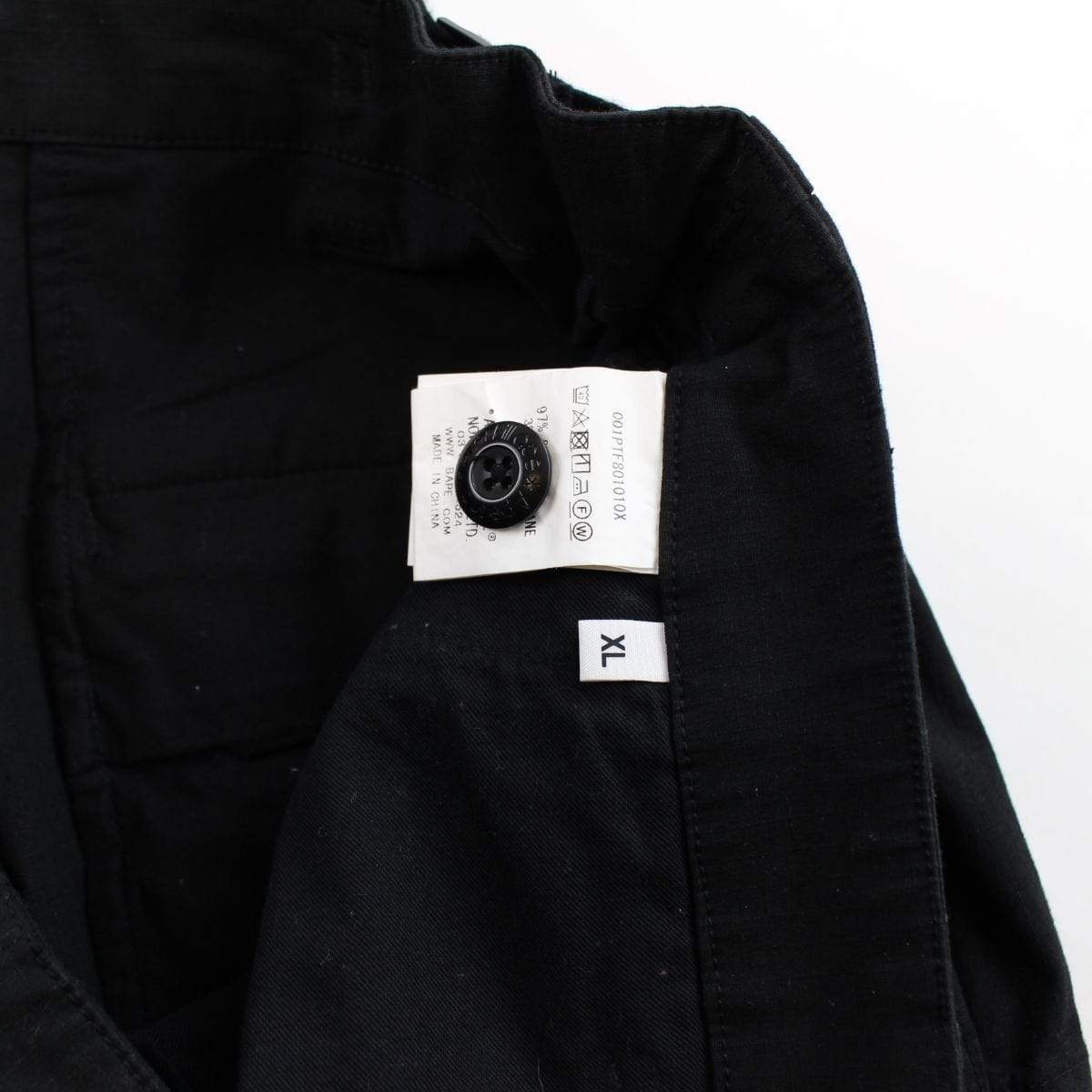 bape black cargo pants - SaruGeneral