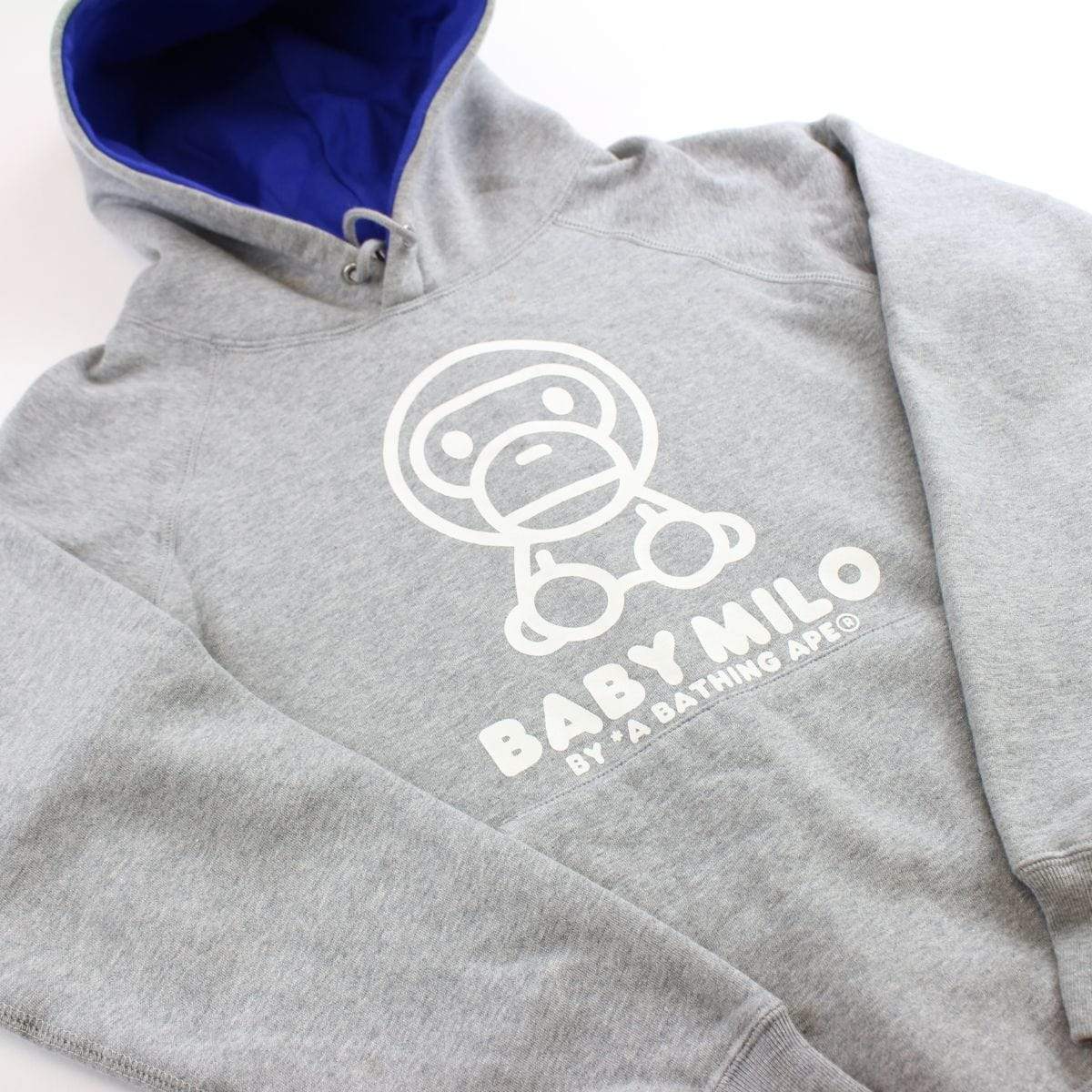 bape milo hoodie grey - SaruGeneral