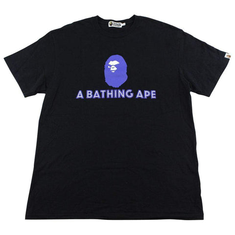 T-shirt Bape Angry Face Big Ape noir avec texte