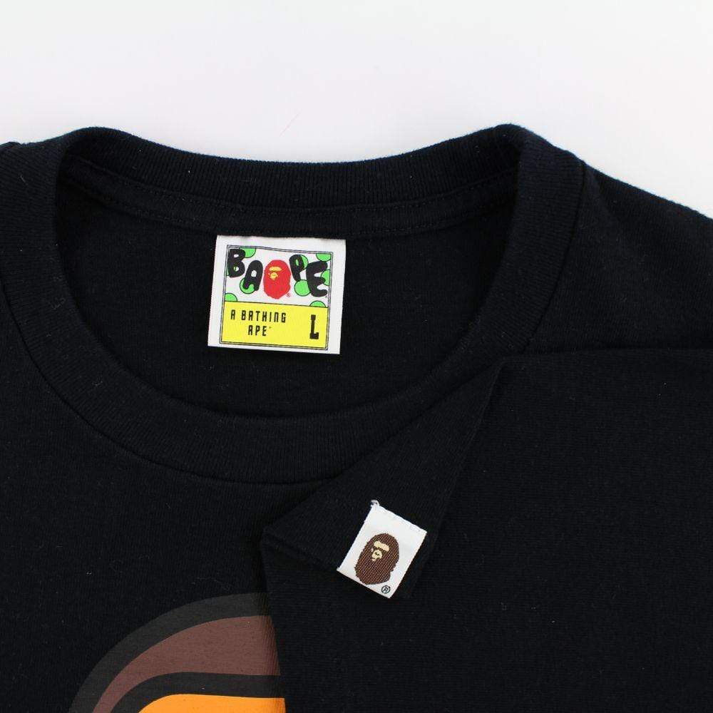 Bape Big Ape Milo Lets Have a Picnic Tee Black - SaruGeneral