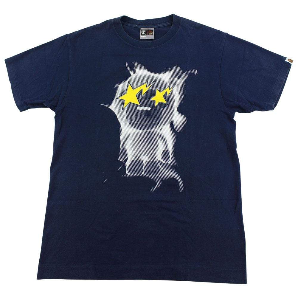 Bape Baby Milo Bapesta Eyes Tee Navy - SaruGeneral