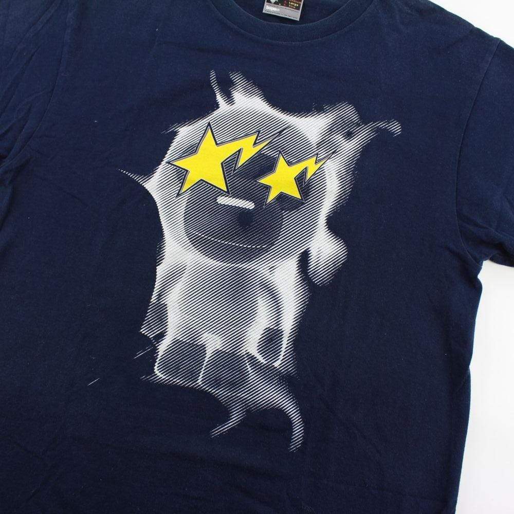 Bape Baby Milo Bapesta Eyes Tee Navy - SaruGeneral
