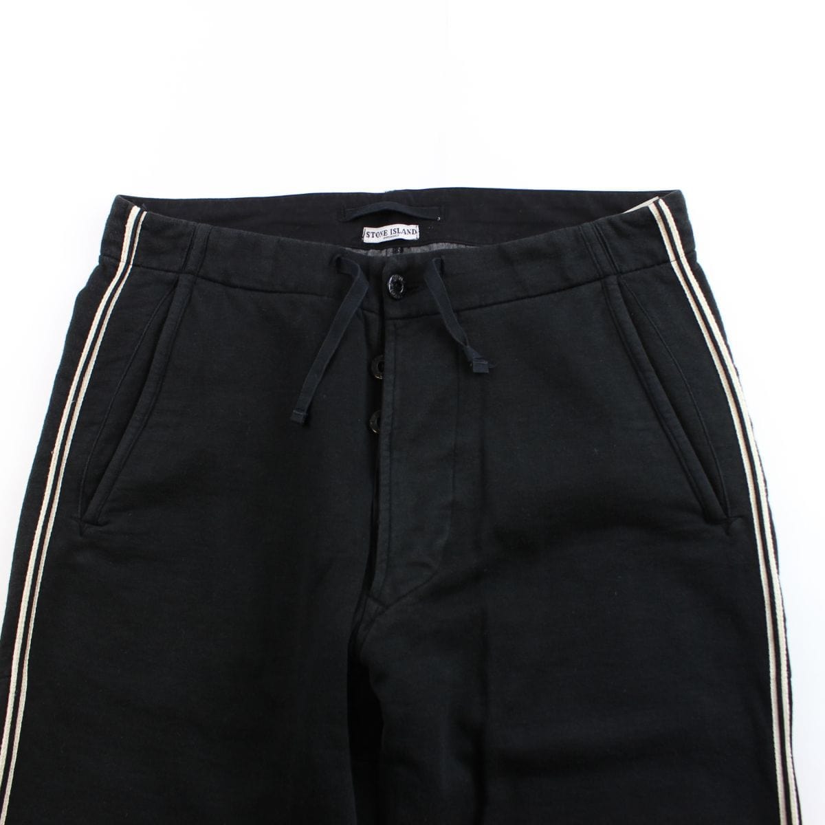 stone island side stripe jogger black - SaruGeneral