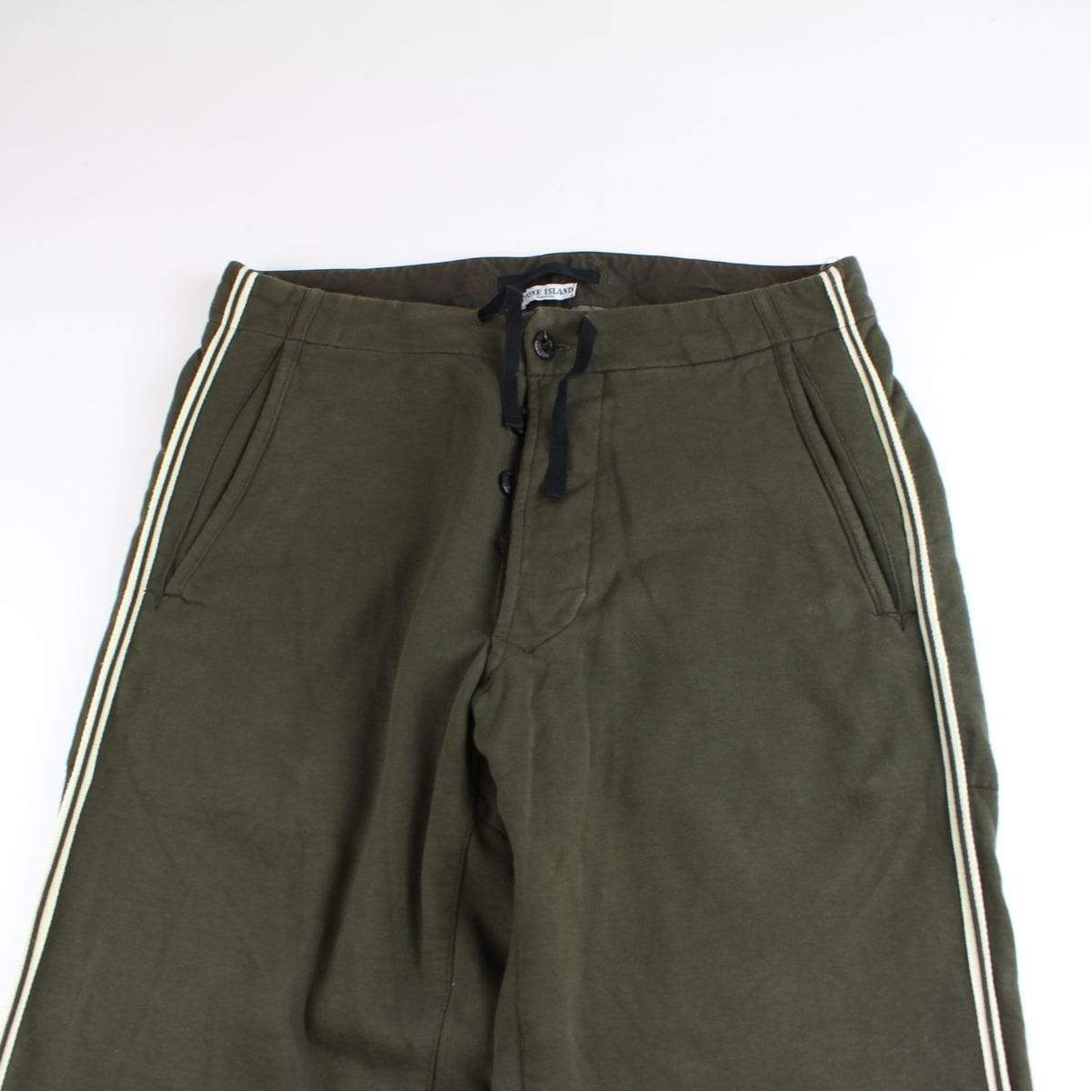 stone island side stripe jogger olive - SaruGeneral