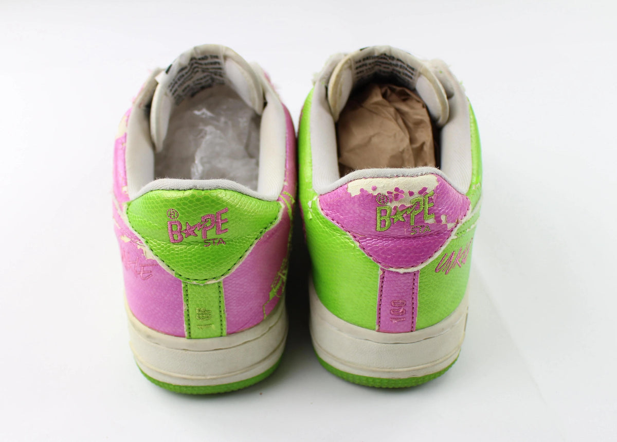 Bapesta x Futura Green & Pink - SaruGeneral