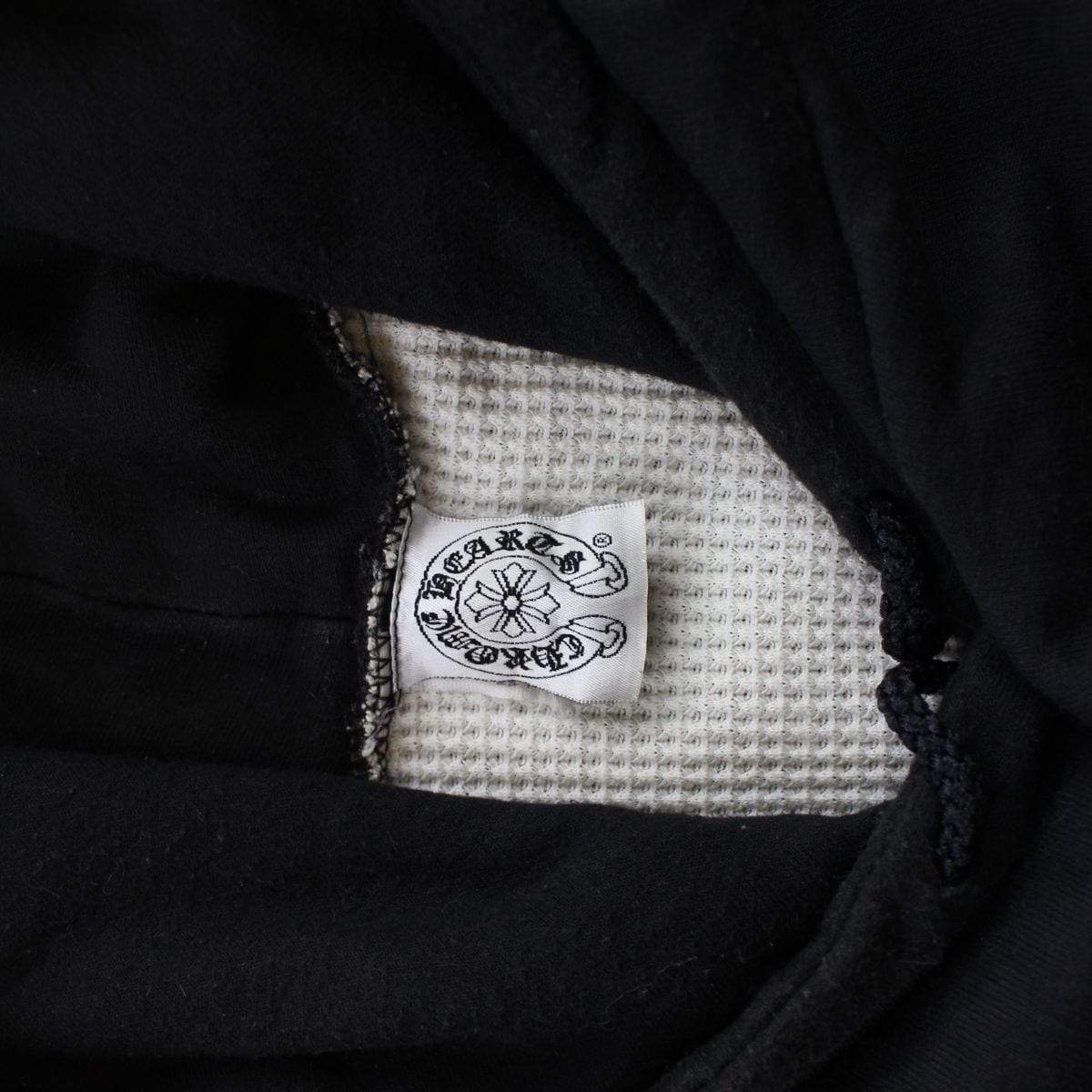 chrome hearts blue horseshoe hoodie black - SaruGeneral