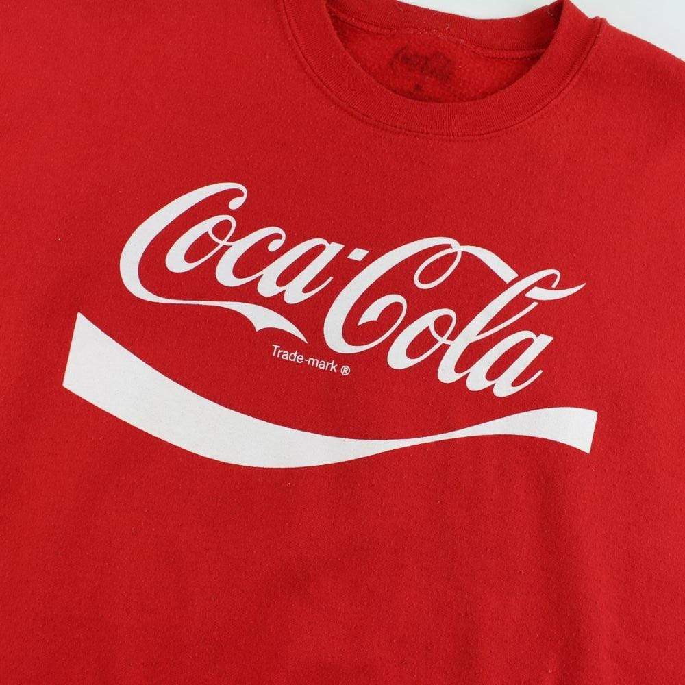 Coca Cola Logo Crewneck Red - SaruGeneral