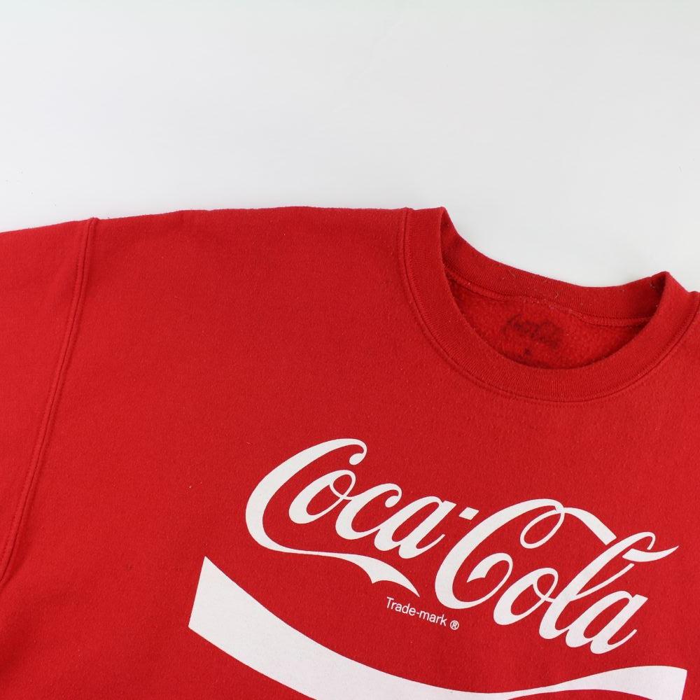 Coca Cola Logo Crewneck Red - SaruGeneral