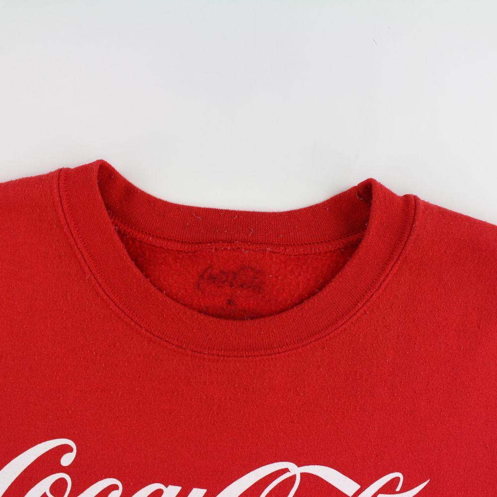Coca Cola Logo Crewneck Red - SaruGeneral