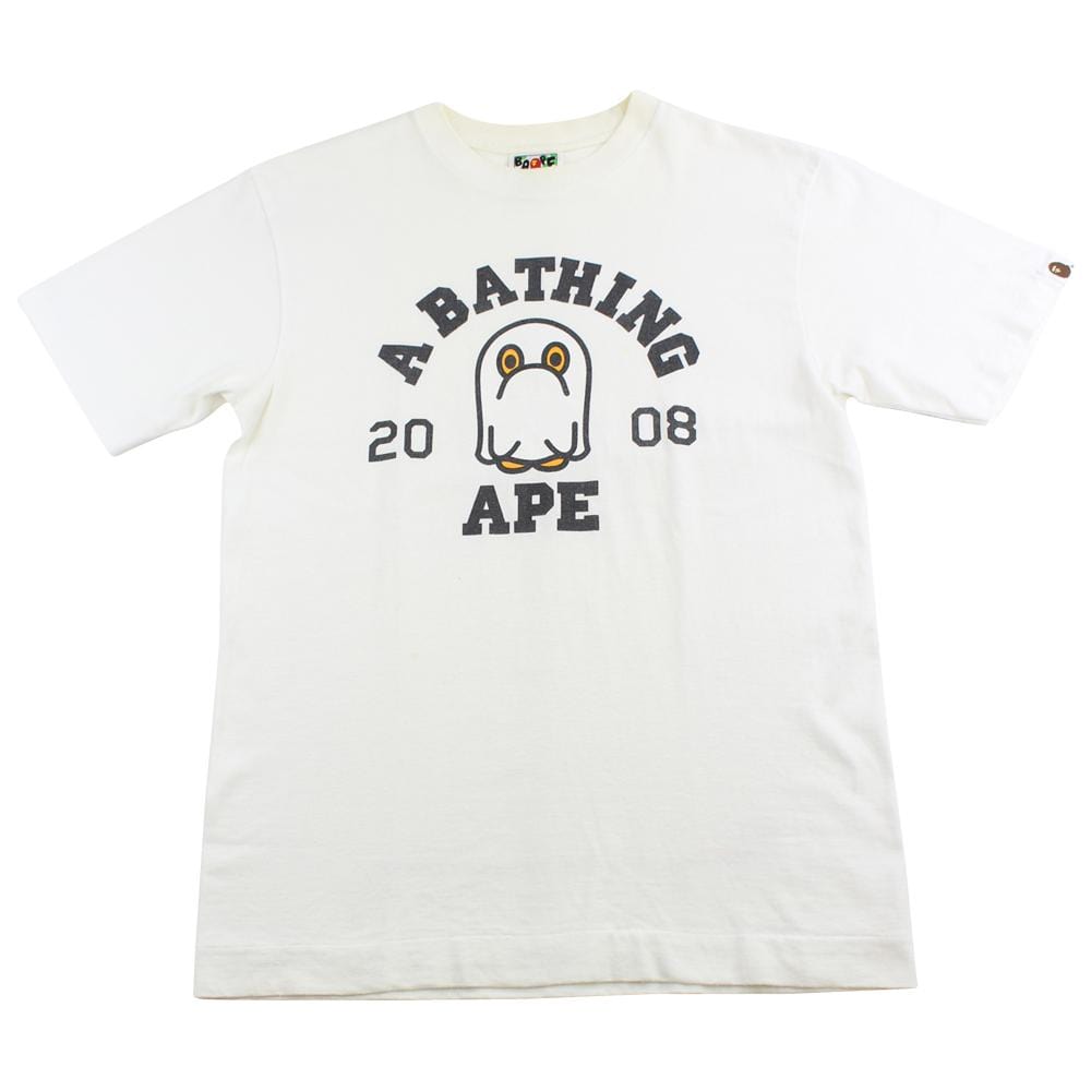 bape ghost baby milo halloween tee white - SaruGeneral