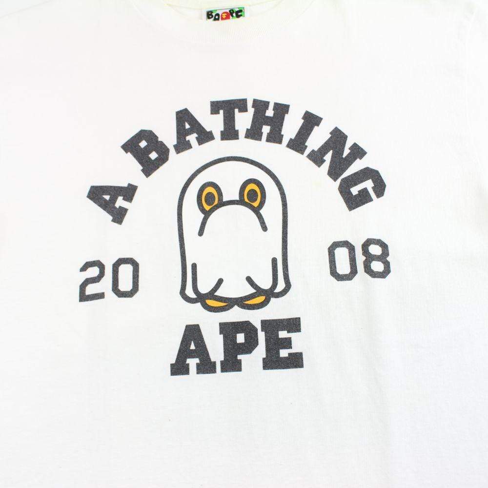 bape ghost baby milo halloween tee white - SaruGeneral