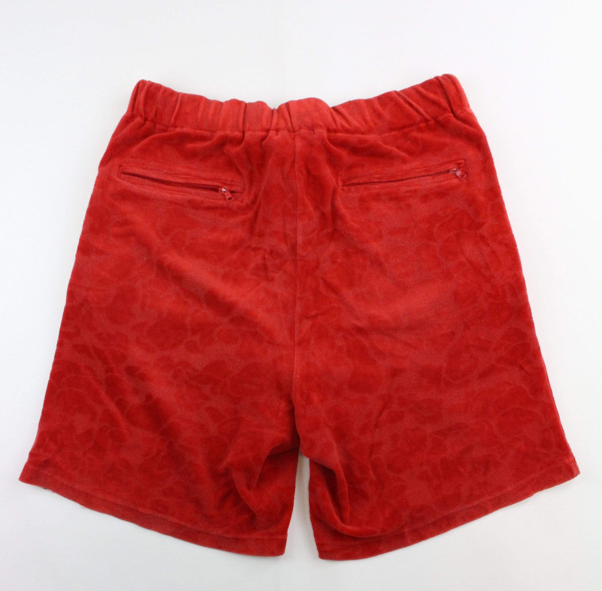 Bape Terry Shorts Red - SaruGeneral