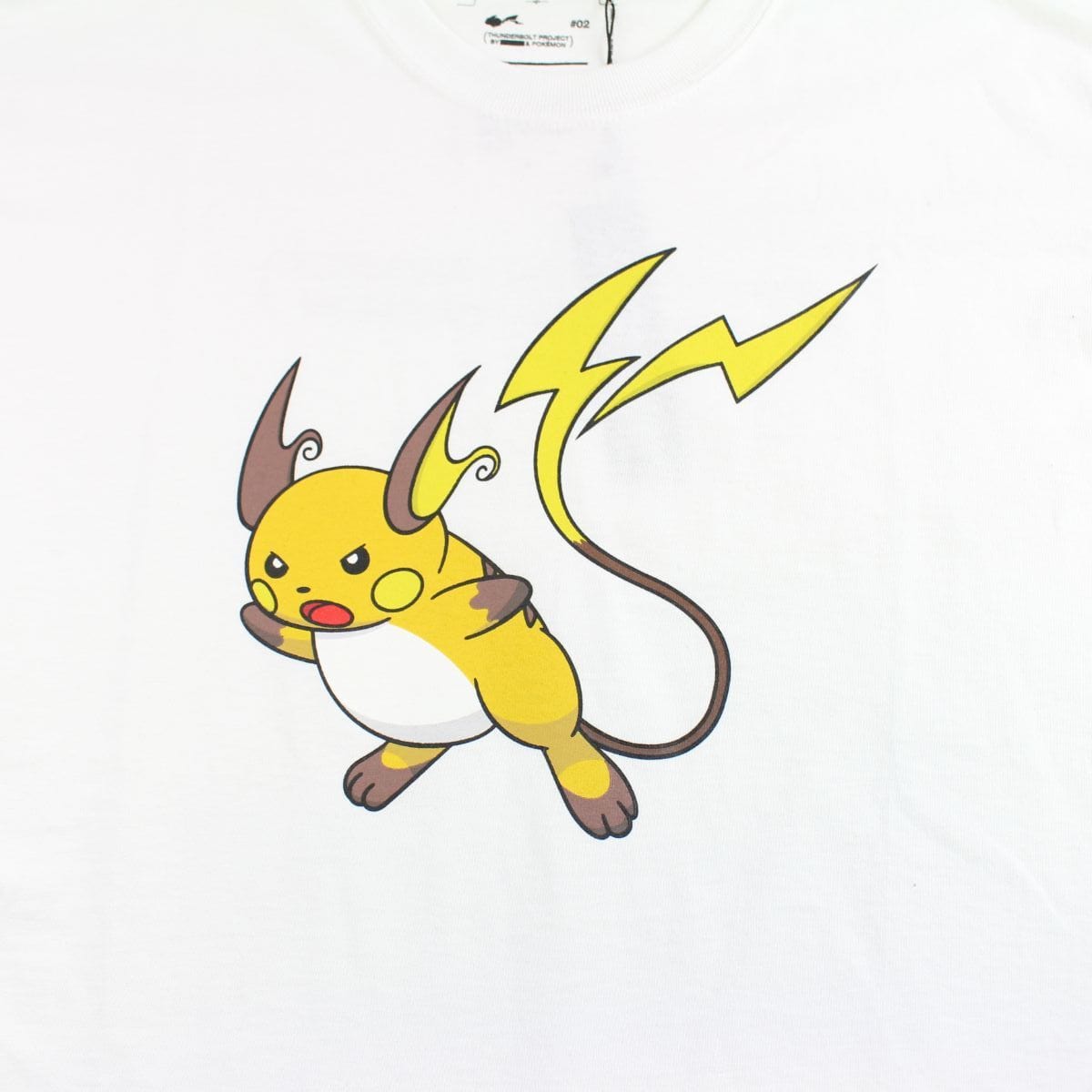 Pokemon x Fragment Raichu Logo Tee White - SaruGeneral
