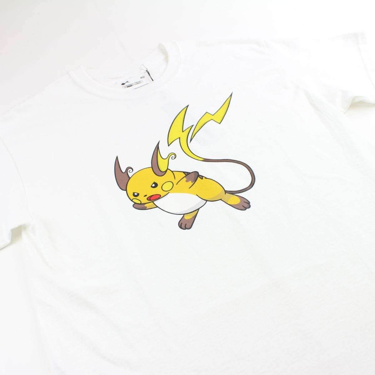 Pokemon x Fragment Raichu Logo Tee White - SaruGeneral