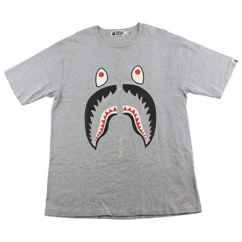 T-shirt Bape Black Shark Face PONR gris