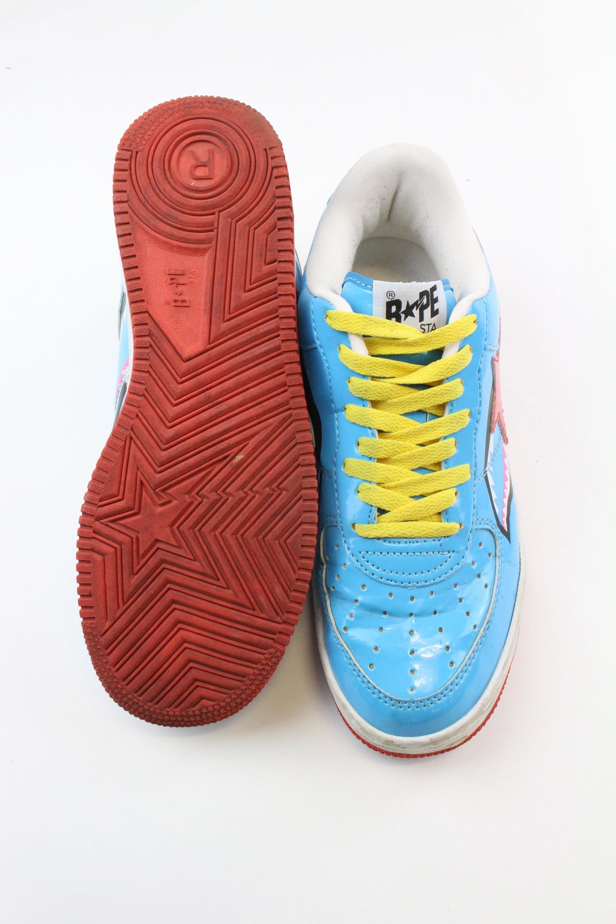 Bapesta Blue Red Shark Face - SaruGeneral