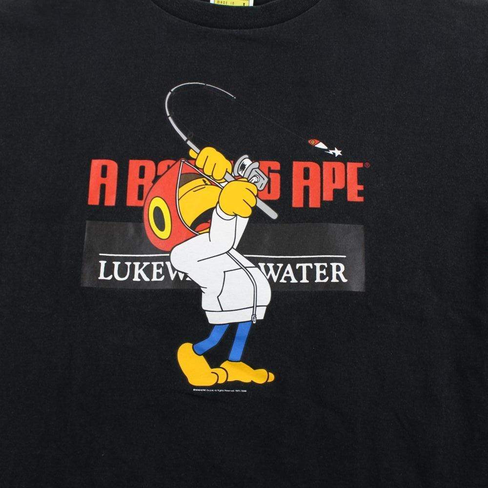 Bape Baby Milo Fishing Tee Black - SaruGeneral
